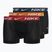 Men's boxer shorts Nike Dri-FIT Ultra Comfort Trunk 3 pairs black moon/dragon red/armory navy