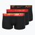 Nike Dri-Fit Essential Micro Trunk men's boxer shorts 3 pairs blk/uni red/blk/uni red metallic gradient wb