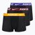 Men's boxer shorts Nike Dri-Fit Essential Micro Trunk 3 pairs black university gold/deep night/dark team red wb