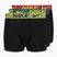 Men's boxers Nike Dri-Fit Essential Micro 3 pairs blklightcrimson/ brightcitron/evergreenaur