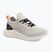 Calvin Klein women's shoes YW0YW01855 Eva Runner Sock Mg Tech Mix monstruck/creamy white/orange