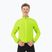 Men's cycling jacket Rogelli Essential Rain fluor yellow