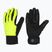 Men's cycling gloves Rogelli Essential Winter Waterproop fluor yellow