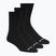 Socks SKECHERS Non Tery Crew Arch Support 3 pack black
