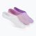Women's socks SKECHERS Non Terry No Show Liner 3 pairs white/purple