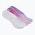 Women's socks SKECHERS Non Terry No Show Liner 3 pairs white/purple