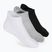 Men's socks SKECHERS Extended Terry Low Cut 3 pairs white/black