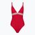 Tommy Hilfiger women's one piece swimsuit Triangle One Piece Rp Ext primary red