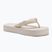 Women's Calvin Klein YW0YW01723 Beach Sandal Flatform Ttxr Satin triple eggshell flip flops