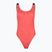 Women's one-piece swimsuit Calvin Klein KW0KW02754 Intense Power Rib Scoop Back One Piece-RP dazzling coral