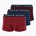 Boxers Tommy Hilfiger UM0UM03180 Trunk 3 pairs deep burgundy/purple navy/deep rouge heather