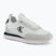 Women's shoes Calvin Klein YW0YW02060 Retro Runner Sock Laceup Mix Mat bright white/black/marshmallow