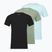 Men's T-shirt Calvin Klein LV00NB4185 Crew Neck 3 pcs. black w sea spray emb/sea spray w