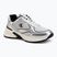 Men's shoes Calvin Klein YM0YM01402 Hike Runner Laceup Mesh Mix silver/black/marshmallow