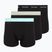 Men's boxers Calvin Klein 0000U2662G Trunk 3 pairs black w plume wb/black w misty sag