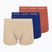 Men's boxers Calvin Klein 0000U2662G Trunk 3 pairs sodalite blue/redwood/white peppe