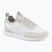 Men's shoes Calvin Klein YM0YM01414 Retro Runner Sock Laceup Mix mat bright white/light grey