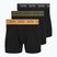 Men's boxers Calvin Klein LV00NB4410 Brief black w/bronze flash wb/black/oliv