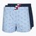 Men's boxers Tommy Hilfiger Woven Boxer Print 3 pack chambray flag/carb navy/c navy flag