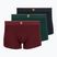 Men's boxers Tommy Hilfiger Trunk 3 pack navy blue/nocturnal green/burgundy
