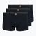 Men's boxers Tommy Hilfiger Trunk 3 pack navy blue/navy blue/navy blue