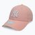 New Era Female League Essential 9Forty New York Yankees pastel pink cap