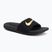 Children's slides Nike Kawa black/metallic gold