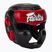 Fairtex Diagonal Vision Sparring Boxing Helmet - Full Head Coverage black/red