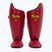 Fairtex Ultimate Shin Pads red