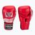 Top King Muay Thai Power Snake red/silver boxing gloves