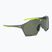 Sunglasses Nike Charged Shield matte smoke grey/green