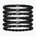 Nike Flex Hair Tie elastics 6 pcs black/black/white