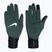 Nike Pacer Midweight RG women's running gloves vintage green/black/silver