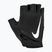 Women's training gloves Nike Gym Essential FG 2.0 black/black/white