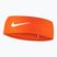 Nike Dri-Fit Fury Classic Headband safety orange/white/white