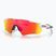 Oakley Radar EV Path sunglasses polished white/prizm ruby