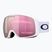 Oakley Flight Tracker L matte white/prizm rose gold iridium ski goggles