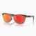 Oakley Frogskins Range matte grey smoke/grey ink/ruby sunglasses