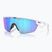 Oakley Sphaera matte white/prizm sapphire polarized sunglasses