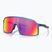 Oakley Sutro matte cyan/blue colorshift/prizm road sunglasses
