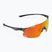 Sunglasses Oakley Cybr Dyno matte crystal black/prizm ruby with pink ink