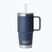 Thermal mug YETI Rambler Straw 739 ml navy