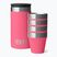 Travell glasses YETI Shot 48 ml 4 pcs. tropical pink