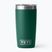 Thermos bottle YETI Rambler Tumbler 296 ml black forest green