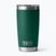 Thermal mug YETI Rambler Tumbler 591 ml black forest green