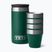 Travell glasses YETI Shot 48 ml 4 pcs. black forest green