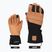 Men's ski gloves Lenz Think About brown/black