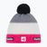 Winter hat Eisbar Star Pompon SA pink meliert/white/grey