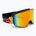 Red Bull SPECT Rush ski goggles black/red snow - orange with red mirror