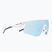 Red Bull SPECT Mark white/smoke with blue mirror sunglasses